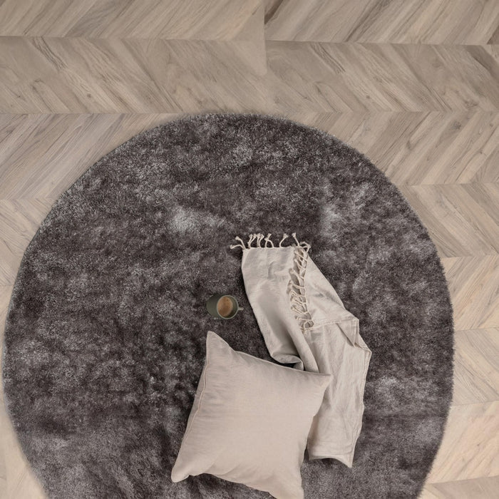 Fjôrd - Vloerkleed Grijs - Ø200cm - Mattis