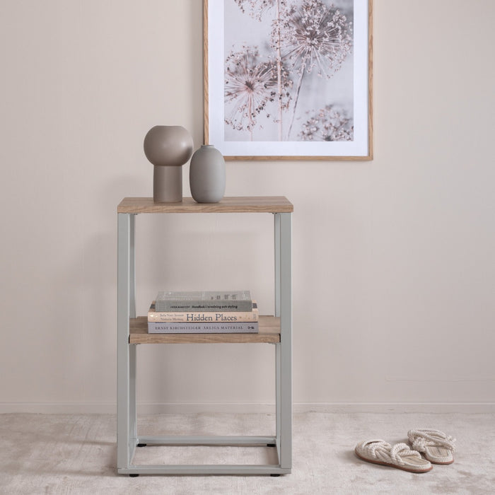 Fjôrd - Nachtkastje Grijs Ash - 55x30x70cm - Rise