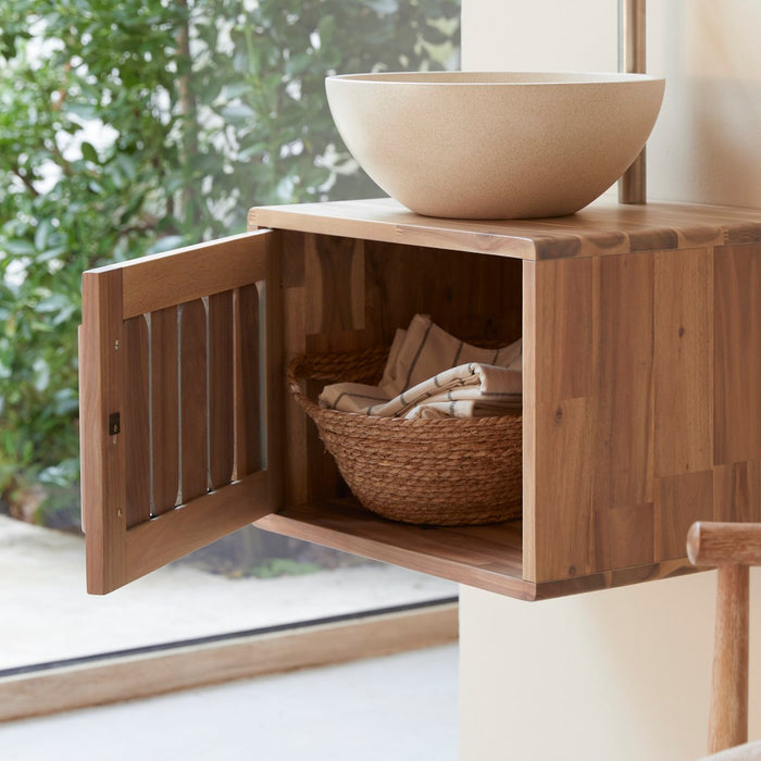 Tikamoon - Badkamermeubel van acaciahout 50 Lila