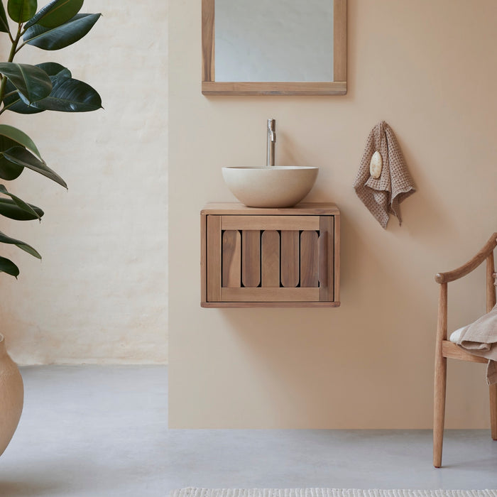 Tikamoon - Badkamermeubel van acaciahout 50 Lila