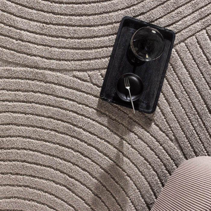 Fjôrd - Vloerkleed Bruin - 200x290cm - Vince