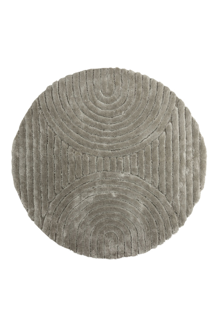 Fjôrd - Vloerkleed Greige - Ø200cm - Niklas