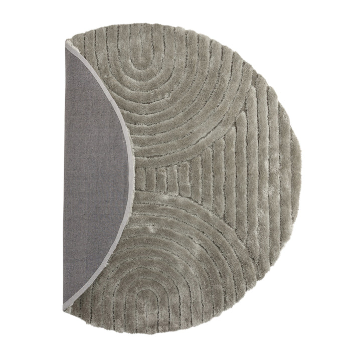 Fjôrd - Vloerkleed Greige - Ø200cm - Niklas