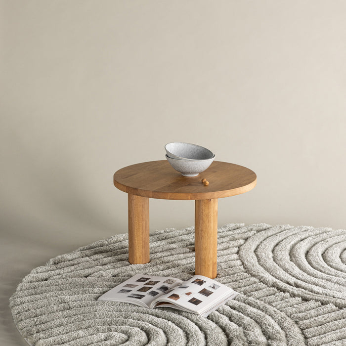 Fjôrd - Vloerkleed Greige - Ø200cm - Niklas