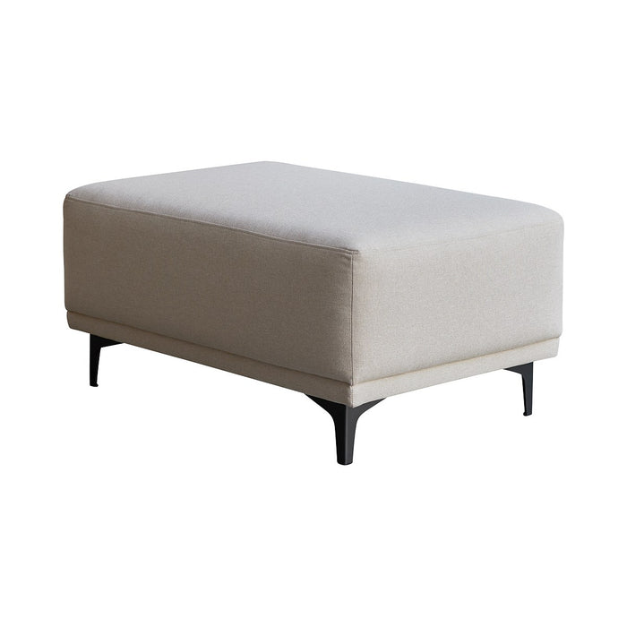 Tikamoon - Lars - Voetenbank in ecru stof