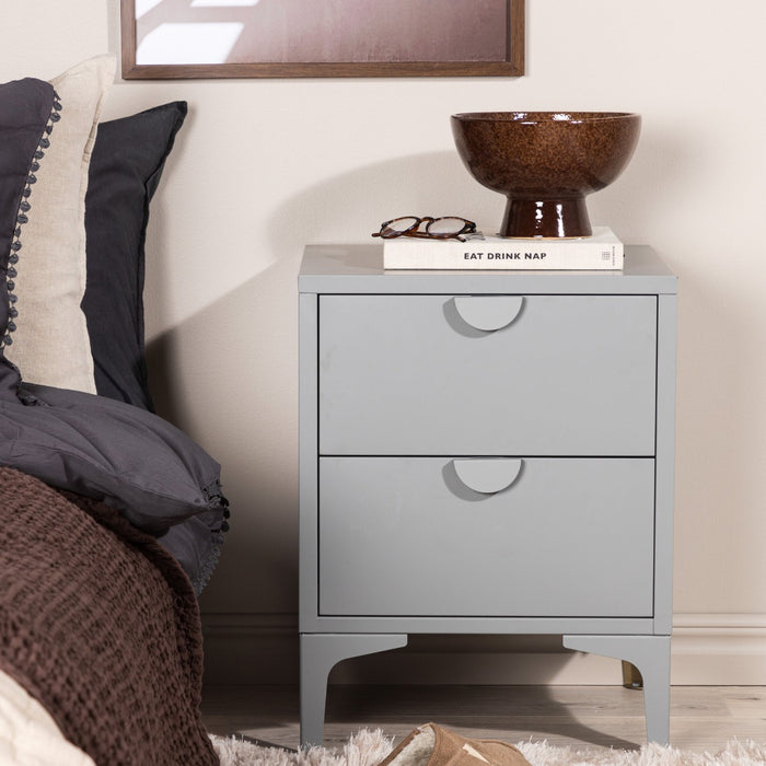 Fjôrd - Nachtkastje Lichtgrijs - Piring