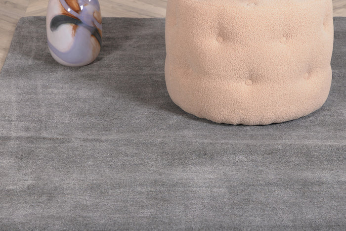 Fjôrd - Vloerkleed Grijs - 250x350cm - Wol - Ulla