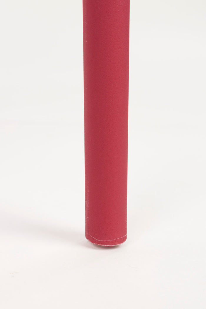 Giga Meubel - Tuinstoel Rood - 53x46x80cm - Serra - Set van 4