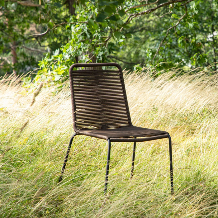 Fjôrd - Tuinstoel Bruin - Touw - Lindos - Set van 2