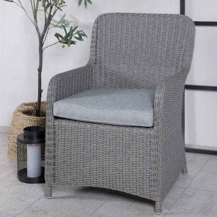 Fjôrd - Tuinstoel Grijs - Wembley - Set van 2