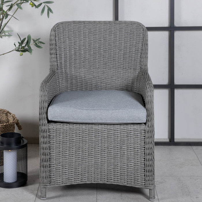 Fjôrd - Tuinstoel Grijs - Wembley - Set van 2