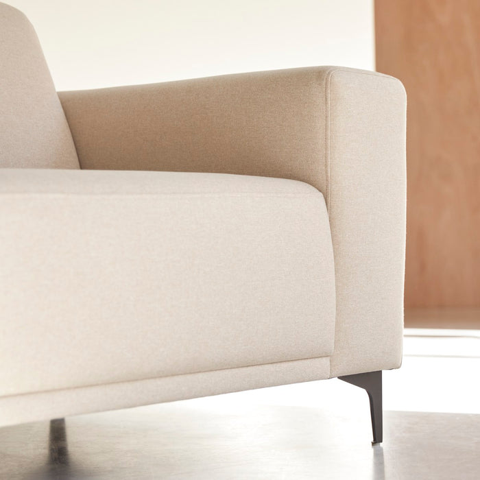 Tikamoon - Stoffen 2,5-zitsbank ecru Lars