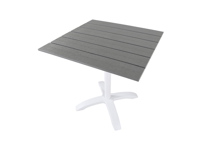 Fjôrd - Bistrotafel Outdoor Grijs|Wit 70cm - Colorado
