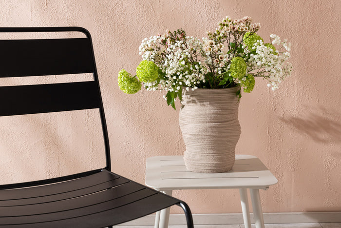 Fjôrd - Tuinstoel Zwart - Staal - Lina - Set van 2