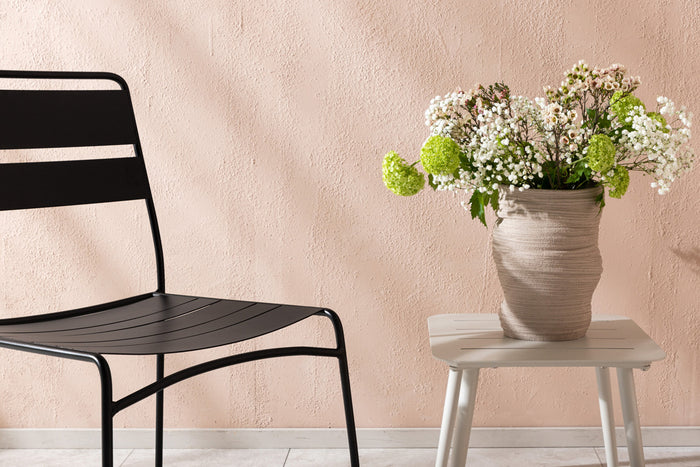 Fjôrd - Tuinstoel Zwart - Staal - Lina - Set van 2