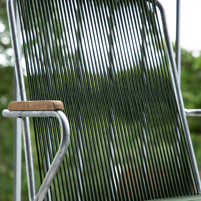 Fjôrd - Tuinstoel Groen - Touw - Bois - Set van 2