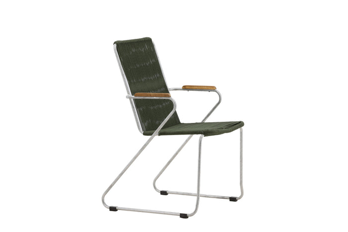 Fjôrd - Tuinstoel Groen - Touw - Bois - Set van 2