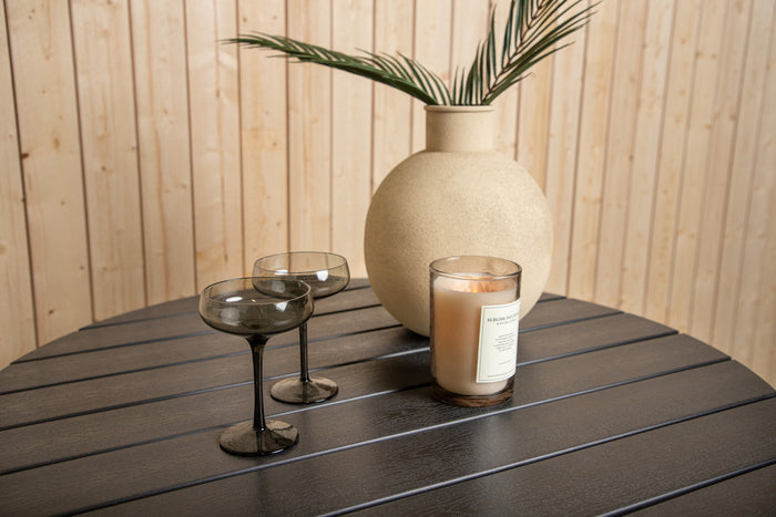 Fjôrd - Bistrotafel Zwart Ø90cm - Aluminium - Break