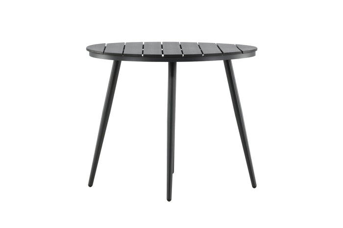 Fjôrd - Bistrotafel Zwart Ø90cm - Aluminium - Break