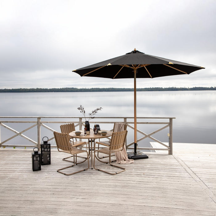 Fjôrd - Parasol Zwart 330cm - Tilt - Nypo