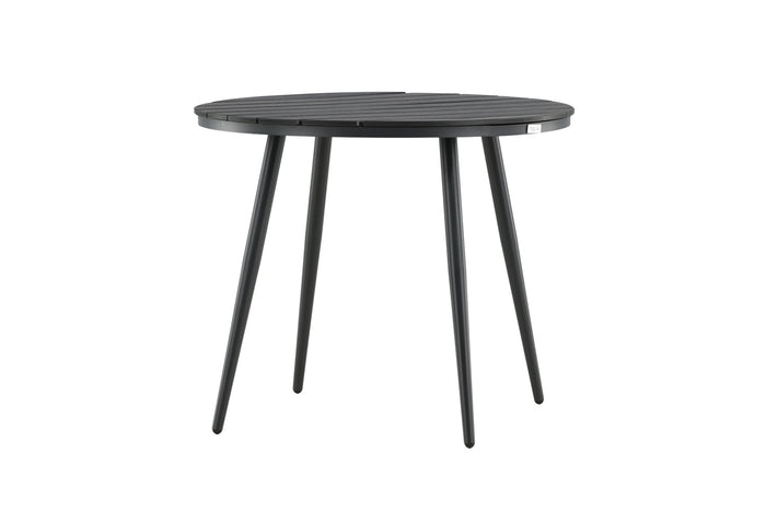 Fjôrd - Bistrotafel Zwart Ø90cm - Aluminium - Break