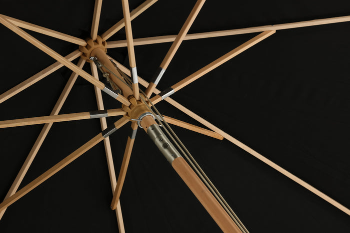 Fjôrd - Parasol Zwart 330cm - Tilt - Nypo