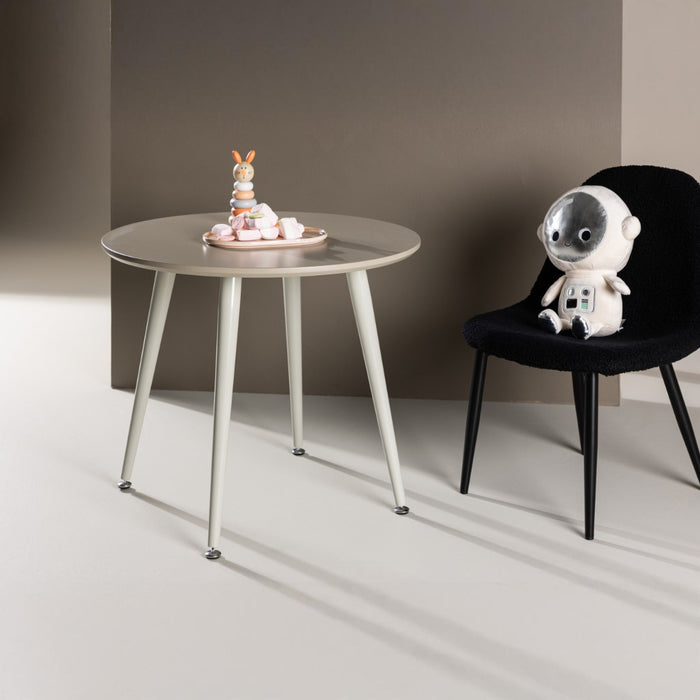 Fjôrd - Kindertafel Beige Ø60cm - MDF - Plaza