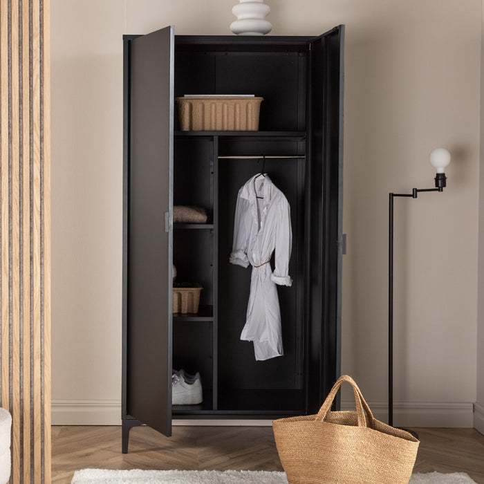 Fjôrd - Kledingkast Zwart - Piring