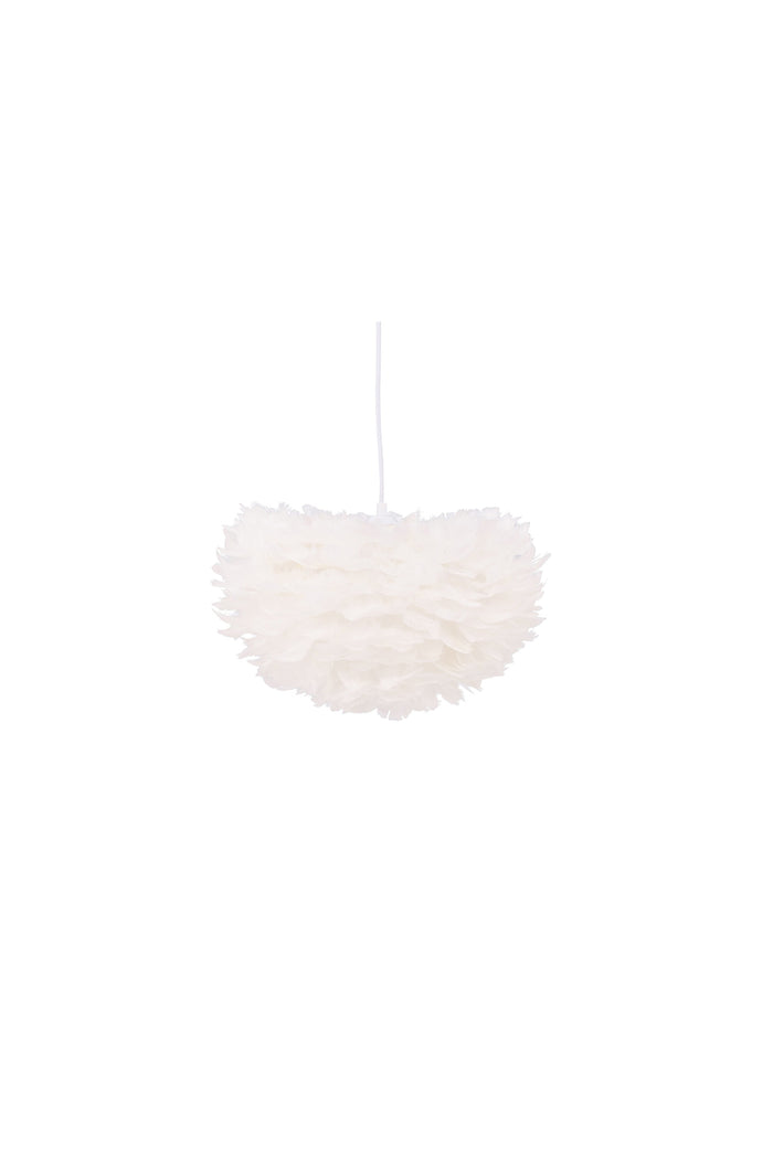 Fjôrd - Hanglamp Wit - 45x45cm - Veren - Nicola