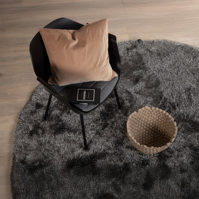Fjôrd - Vloerkleed Grijs - Ø200cm - Shiva