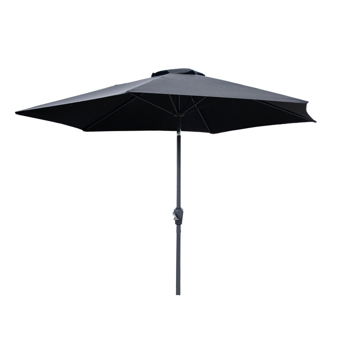 Fjôrd - Parasol Zwart 3m - Stof - Leeds