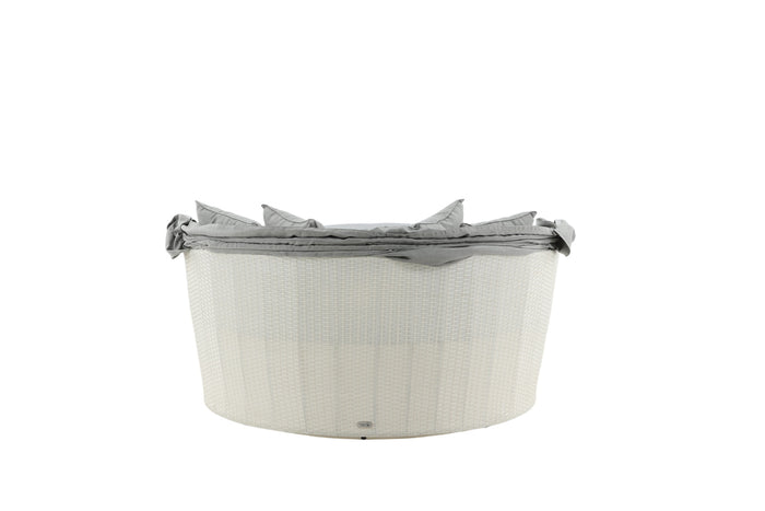 Fjôrd - Lounge Ligbed Wit|Grijs - Padova