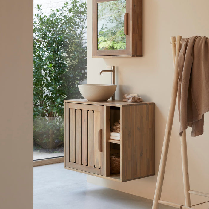 Tikamoon - Badkamermeubel van acaciahout 80 Lila