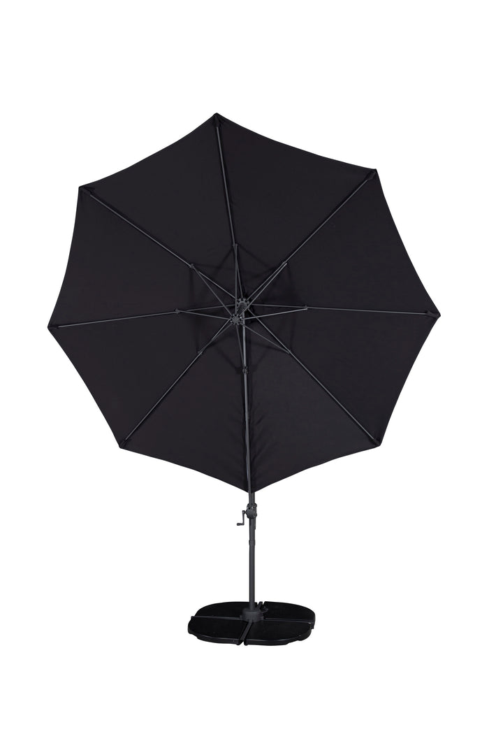Fjôrd - Parasol Zwart 3m - Leeds