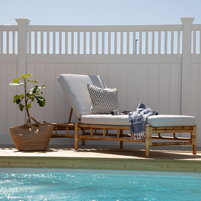 Fjôrd - Ligbed Naturel - Rotan - Cane