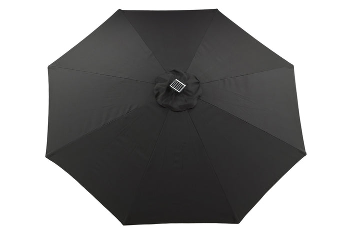 Fjôrd - Parasol Zwart 270cm - Led - Sabal