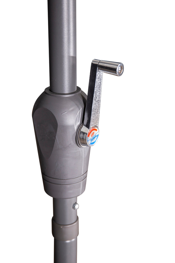 Fjôrd - Parasol Wit 3m - Stof - Leeds