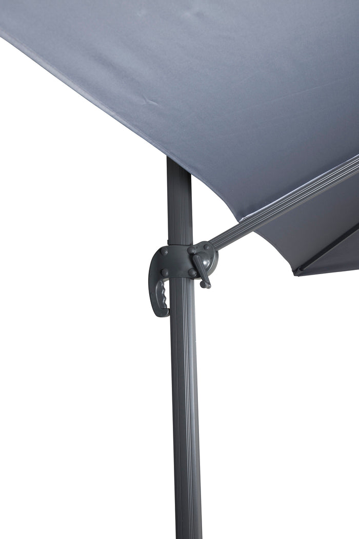 Fjôrd - Parasol Donkergrijs 3x3m - Leeds