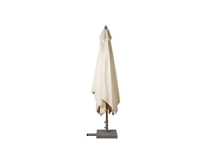 Fjôrd - Parasol Wit 3x3m - Hout - Naxos