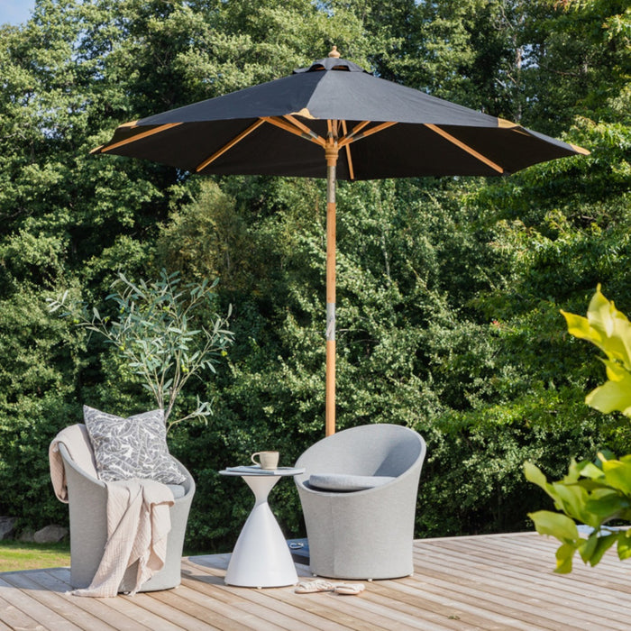 Fjôrd - Parasol Zwart 270cm - Cerox