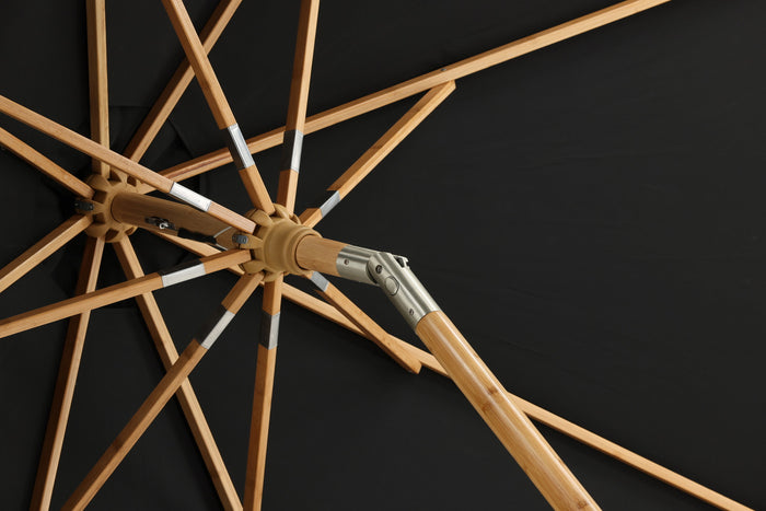 Fjôrd - Parasol Zwart 270cm - Cerox