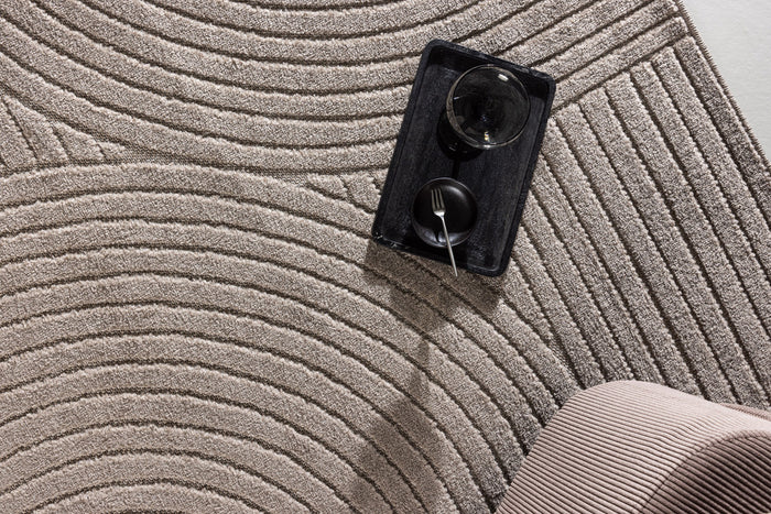 Fjôrd - Vloerkleed Bruin - 230x160cm - Vince