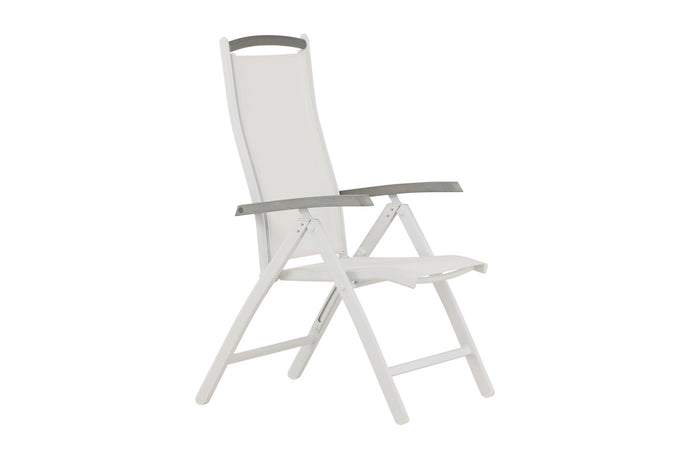 Fjôrd - Tuinstoel Wit Verstelbaar - Albany - Set van 2