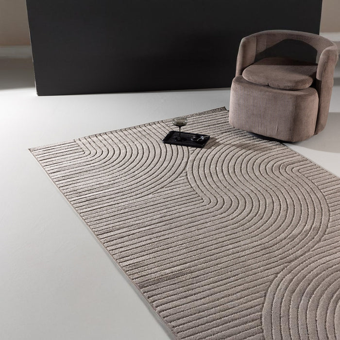 Fjôrd - Vloerkleed Bruin - 340x240cm - Vince