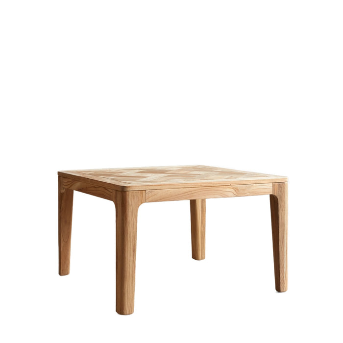 Tikamoon - Tafel van gerecycled massief teakhout 120x120 Ruth