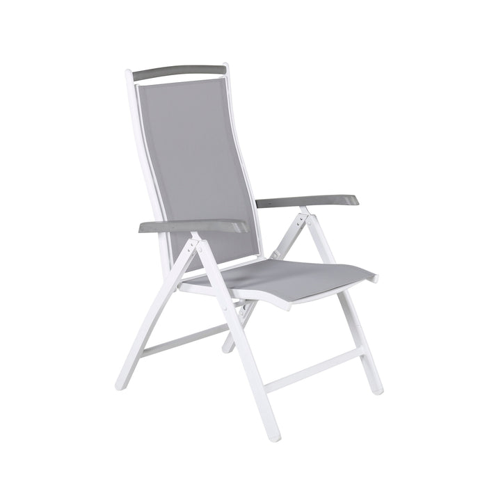 Fjôrd - Tuinstoel Grijs Verstelbaar - Albany - Set van 2