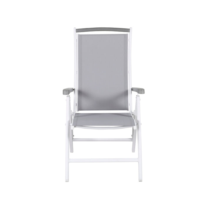 Fjôrd - Tuinstoel Grijs Verstelbaar - Albany - Set van 2