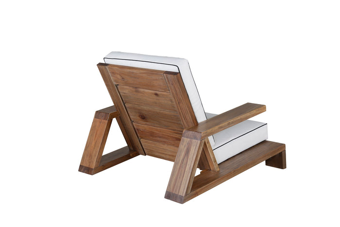 Fjôrd - Fauteuil Naturel|Off White - Acaciahout - Daria