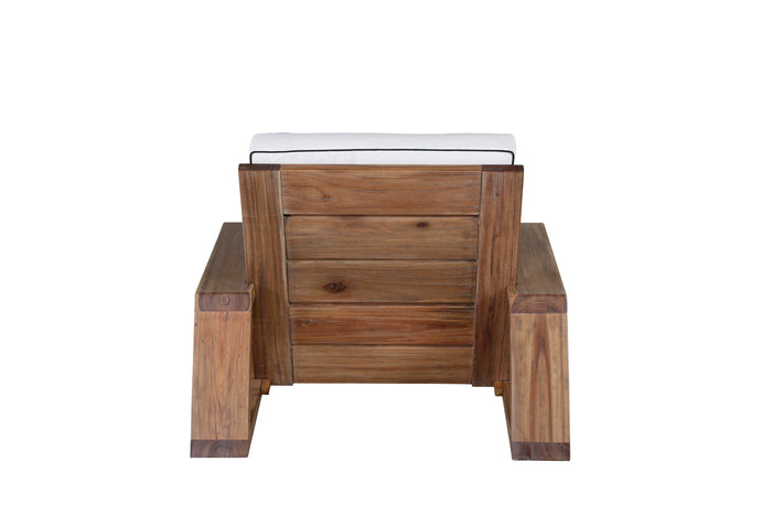 Fjôrd - Fauteuil Naturel|Off White - Acaciahout - Daria