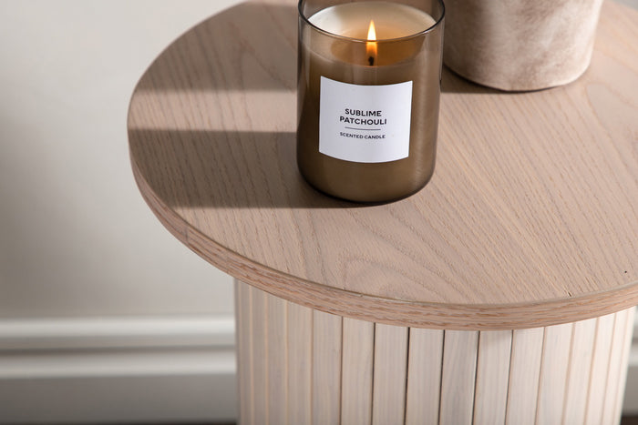 Fjôrd - Bizjettafel Beige - Ø40cm - Bianca